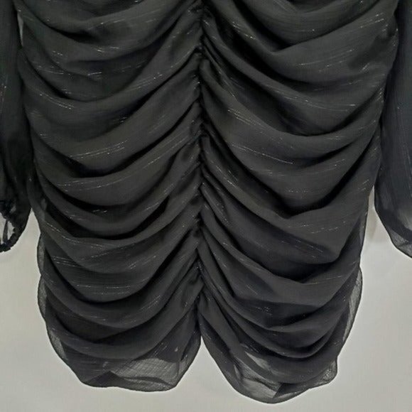 House OF HARLOW 1960  REVOLVE LONG BALLOON SLEEVE MINI DRESS NEW W/O TAG - Picture 7 of 12